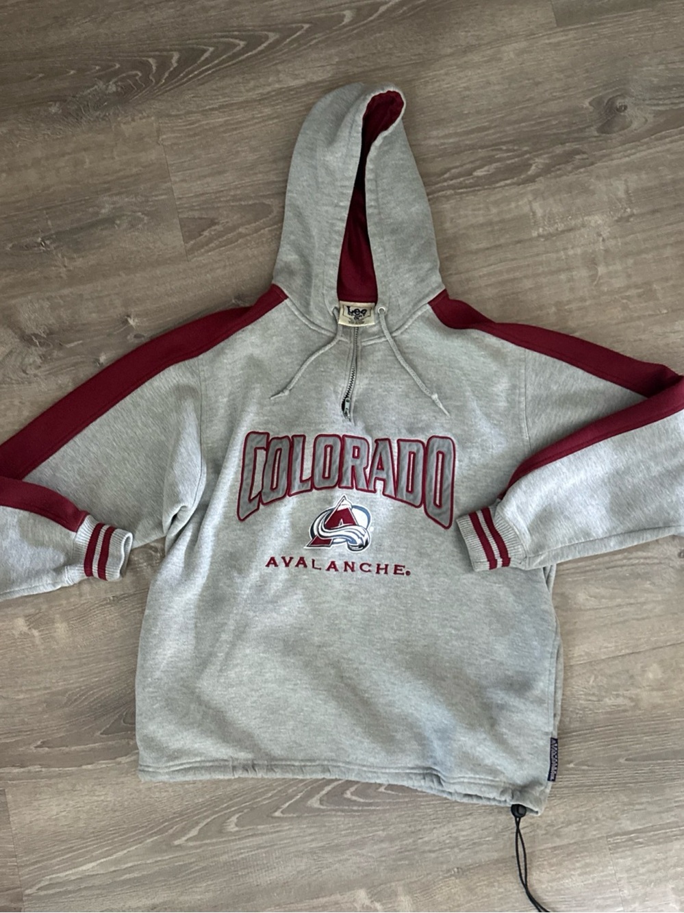 Lee sport Colorado Avalanche Vintage 1/4 zip sweatshirt / hoodie
